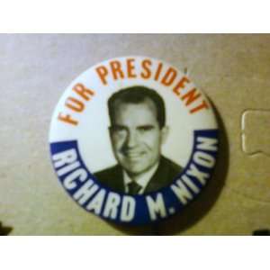  Nixon Campaign Button 