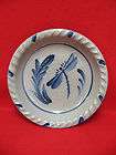 Rowe Pottery  9  Pie Plate Dragonfly Pattern