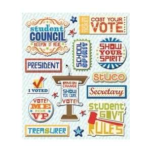  K&Company Sticker Medley Student Government; 6 Items/Order 