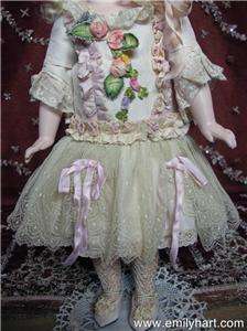   A9 French Bebe bisque doll by Emily Hart dress Mary Lambeth  