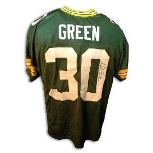  Ahman Green Hand Signed Green Bay Packers NFL Reebok Green 