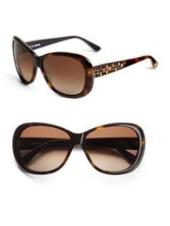 Judith Leiber   American Luxury Acetate Sunglasses/Topaz