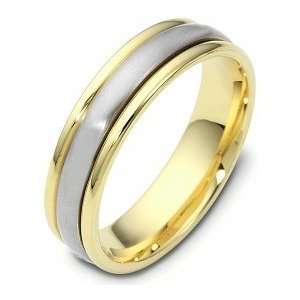   Karat Two Tone Gold Designer SPINNING Wedding Band Ring   625 Jewelry