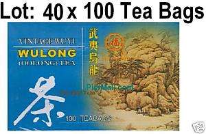 Wholesale Lot: WuYi WuLong Oolong Diet Tea 40x100 Bag  
