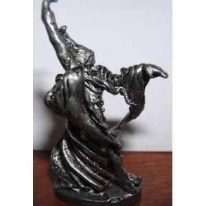  Pewter Figurine Wizard with Staff