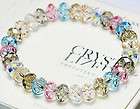 New Women Ladies Love Fashion Colors Crystal Shine Charm Bracelet Gift 