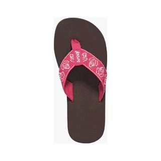  Womens Reef Sandals   Lily   Brown/Pink 