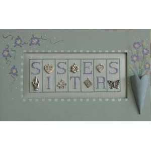    Sisters (with charms)   Cross Stitch Pattern Arts, Crafts & Sewing