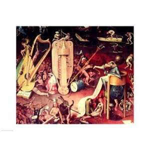   from the right wing of the triptych, c.1500   Hieronymus Bosch (24x18