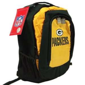 GREEN BAY PACKERS OFFICIAL LOGO BACK PACK BACKPACK:  Sports 