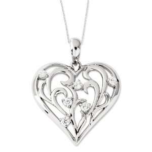  Silver Friend of My Heart Sentimental Expressions Necklace Jewelry