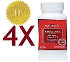   Krill Oil 1000mg 120 Softgels   2 Bottles #1 Rated Doctors Krill