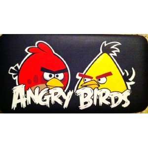 Angry Bird Black Flat Hinge Wallet