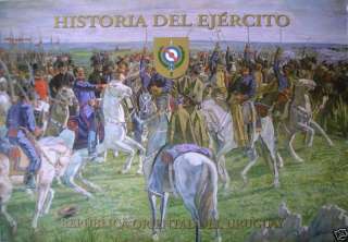 HISTORIA DEL EJERCITO DE URUGUAY UNIFORMS BADGE   BOOK  