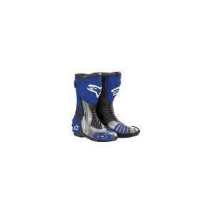  Alpinestars S MX R Boots , Color: Blue/Silver, Size: 46 