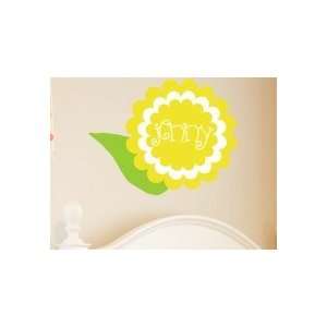  Sunshine Bloom Teen Personalized Wall Decal