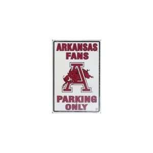  Arkansas Razorbacks Metal Parking Sign