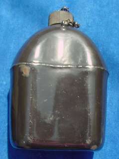 WWII US ARMY ENAMELED CANTEEN & COVER  