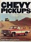 1977 Chevy Pickups Chevrolet   Original Dealer Brochure Glossy Color 8 