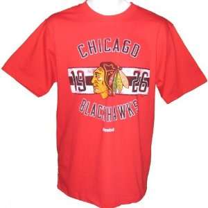   Mens Chicago Blackhawks Retro Sport History Tshirt: Sports & Outdoors