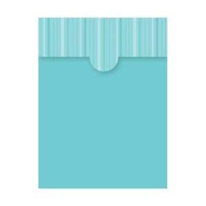 Doodlebug A2 Bulk Cards Stripe/Swimming Pool; 12 Items/Order  