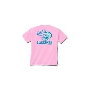 Girls Just Wanna Play Lacrosse Short Sleeve T Shirt Youth   Shirts 