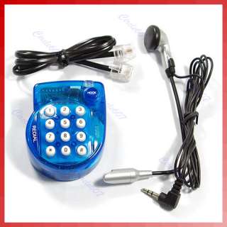 Mini B Hands Free Corded Telephone Phone Head + Headset  
