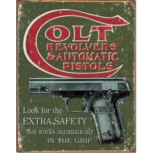 Colt Automatic Pistols Metal Sign 