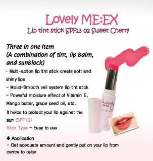 THE FACE SHOP] Lovely MEEX Lip tint stick (SPF13)  