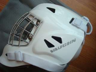   Straight Bar Ice Roller Hockey Goalie Masks Junior 2011 White  