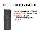   Black Ballistic Nylon Mace Pepper Spray OC Case Holder SMALL  