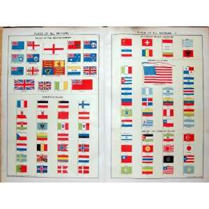  1935 Flags All Nations World British Empire European