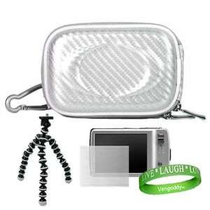 Touch Screen Camera Accessories Kit: White Protective Hard HP Camera 