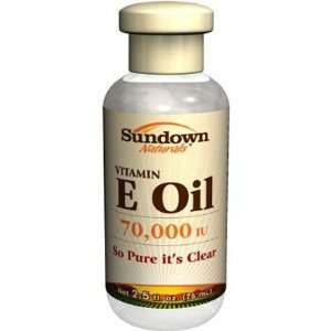  Sundown Naturals  Pure Vitamin E Oil, 70,000IU, 2.5floz 