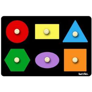  Tuzzles 8 KN 068 6 Shapes Puzzle: Toys & Games