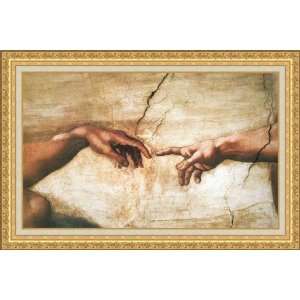  The Creation Of Adam (detail) by Michelangelo Buonarroti 