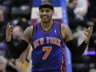 NBA REV 30 Carmelo Anthony 7 New York AWAY Jersey S XXL  