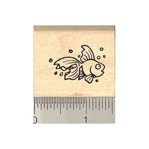  Cute Little Fish Rubber Stamp Arts, Crafts & Sewing