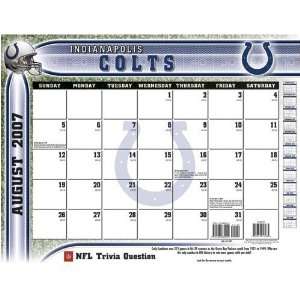   Colts 2007   2008 22x17 Academic Desk Calendar