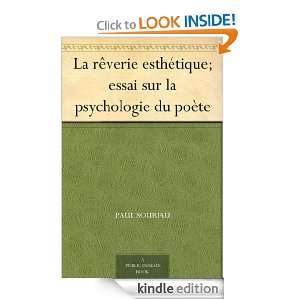 La rêverie esthétique; essai sur la psychologie du poète (French 