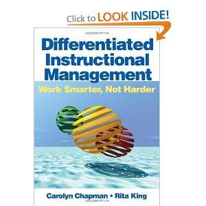  Differentiated Instructional Management Work Smarter, Not 