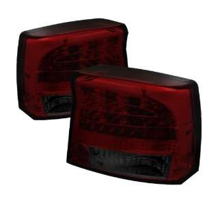  2009 2010 Dodge Charger LED Tail Lights   Red Smoke 
