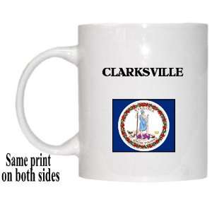    US State Flag   CLARKSVILLE, Virginia (VA) Mug 