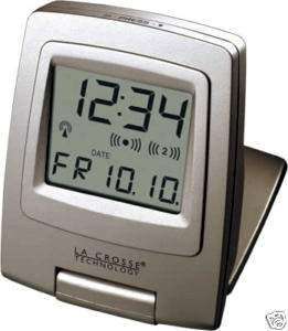 La Crosse Atomic Travel Alarm Clock WT 2165U   NEW  