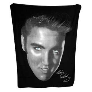 Elvis Presley The King Signature Fleece Throw Blanket Brand New Item 