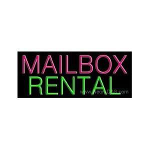  Mailbox Rental Neon Sign 13 x 32