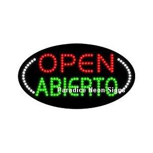  Open Abierto LED Sign (Oval): Sports & Outdoors