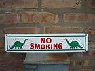 Sinclair NO SMOKING Sign Gas Station DINO pumpsign