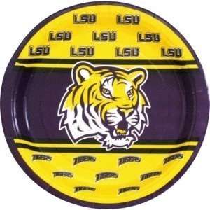  LSU Tigers 9 Inch Paper Plates