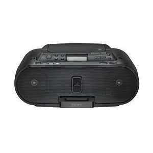  Sony ZS S2iP CD Boombox with iPod Dock in Black: MP3 